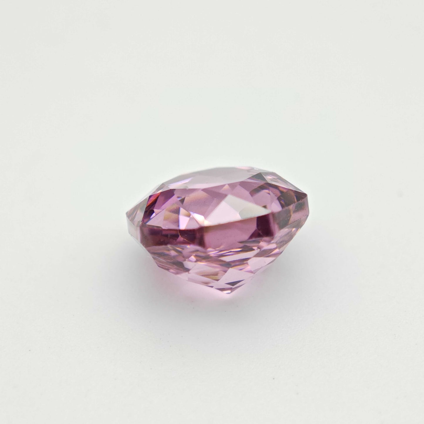 4ct Fancy Cut Pink Cubic Zirconia Rose Cut 8mm