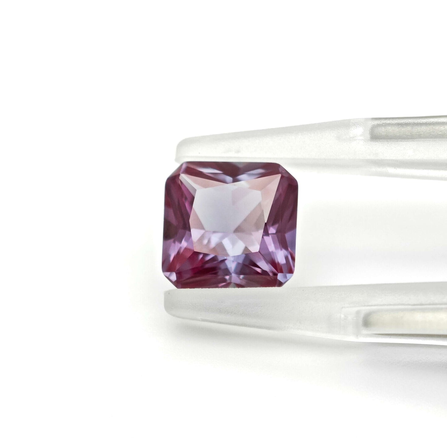 Lab Created Alexandrite Loose stone Princess cut 8x8mm