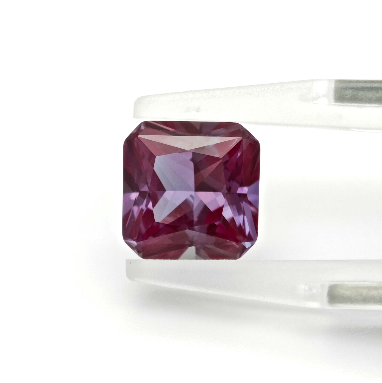 Lab Created Alexandrite Loose stone Princess cut 8x8mm