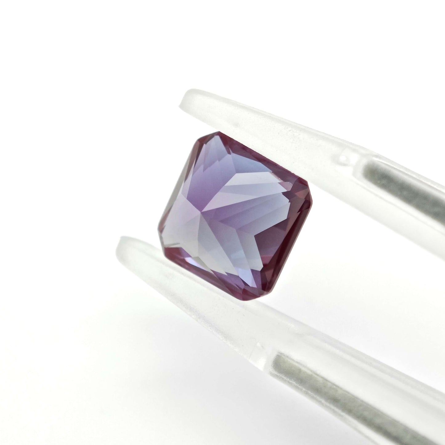 Lab Created Alexandrite Loose stone Princess cut 8x8mm