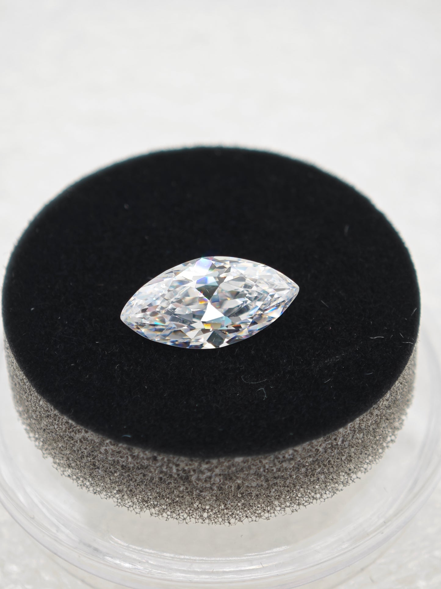 White D Color Moissanite Stone Marquise Cut with AGL Certificate
