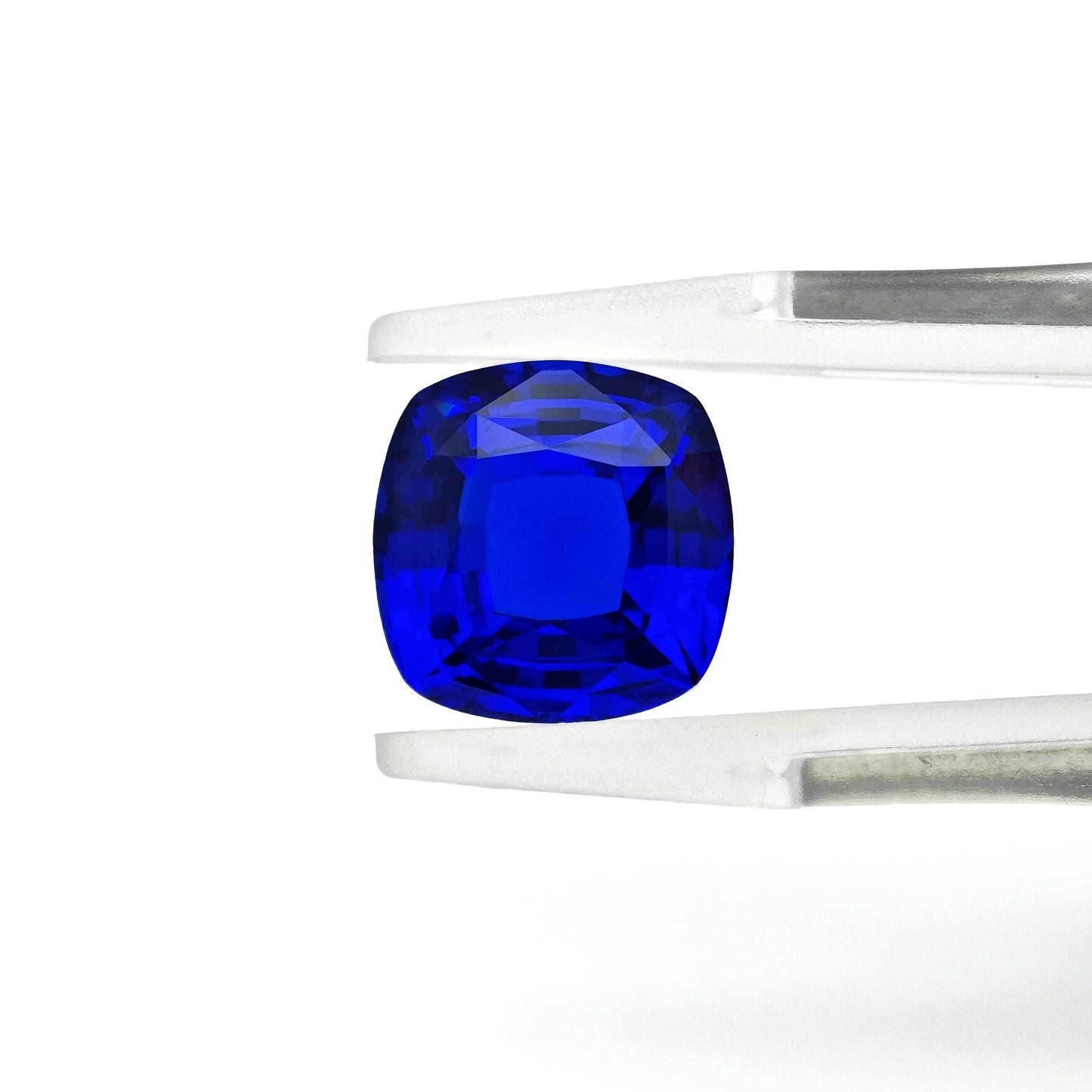 Kashmir Sapphires Lab grown Blue Sapphire Loose Stone Klein Blue Color Cushion Cut