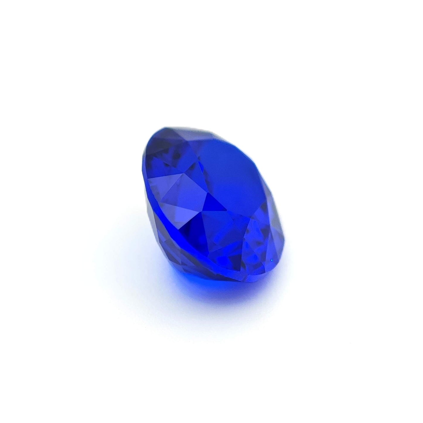 Lab-Grown Kashmir Blue Sapphire, Klein Blue Oval Cut Loose Gemstone