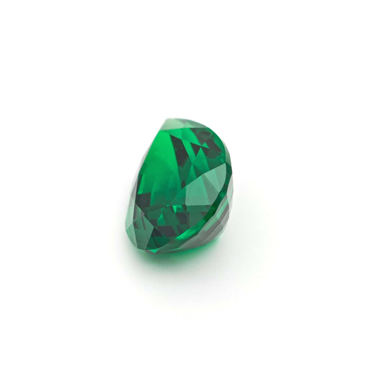 Lab Created Tsavorite Loose stone Pear cut Garnet 10x14mm 8.7ct