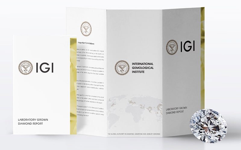 1.0ct Round Lab-Grown Diamond E Color VS2 Clarity IGI Certified