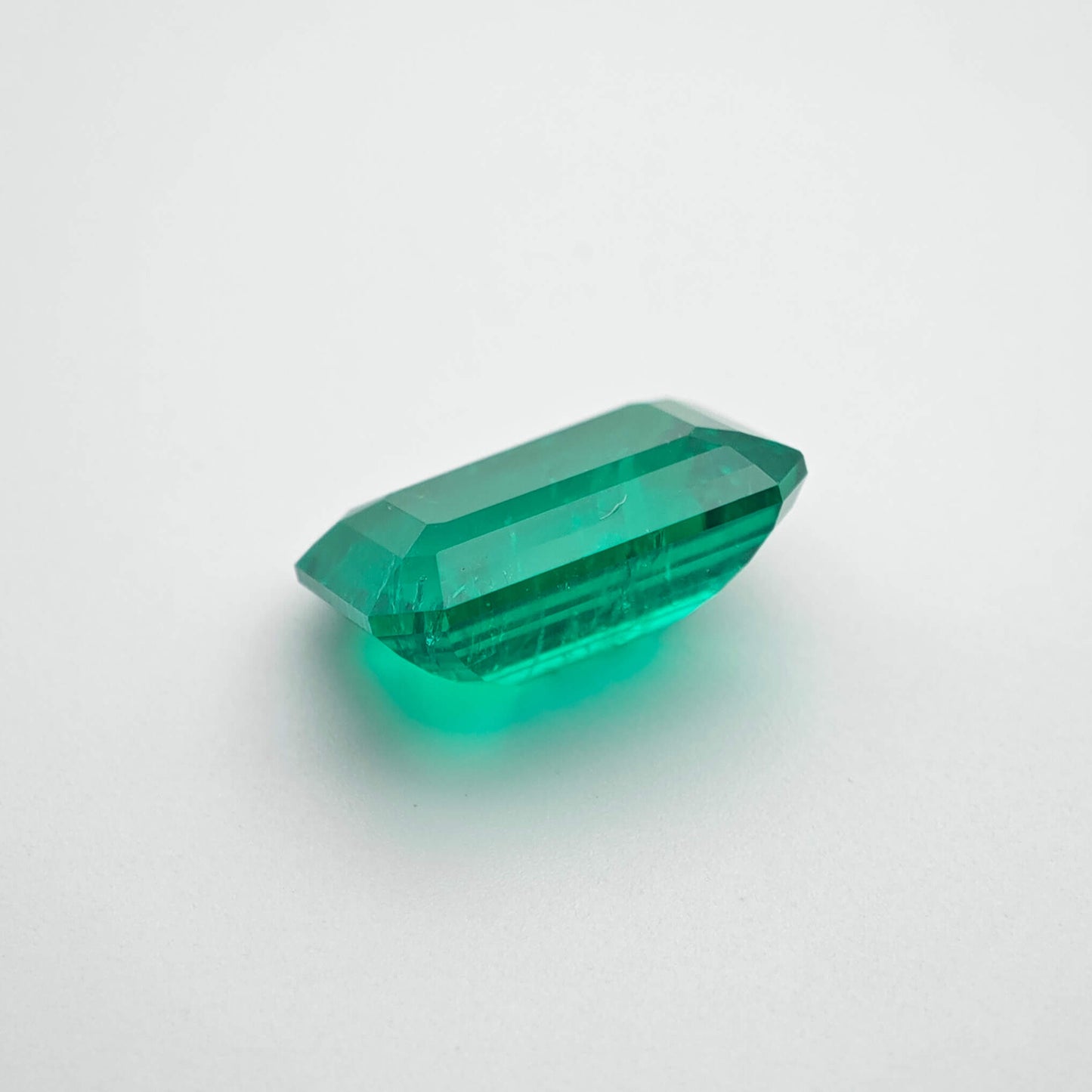 5ct Lab-grown Emerald Columbia Green Color Emerald Cut Loose Gemstone 9*13mm