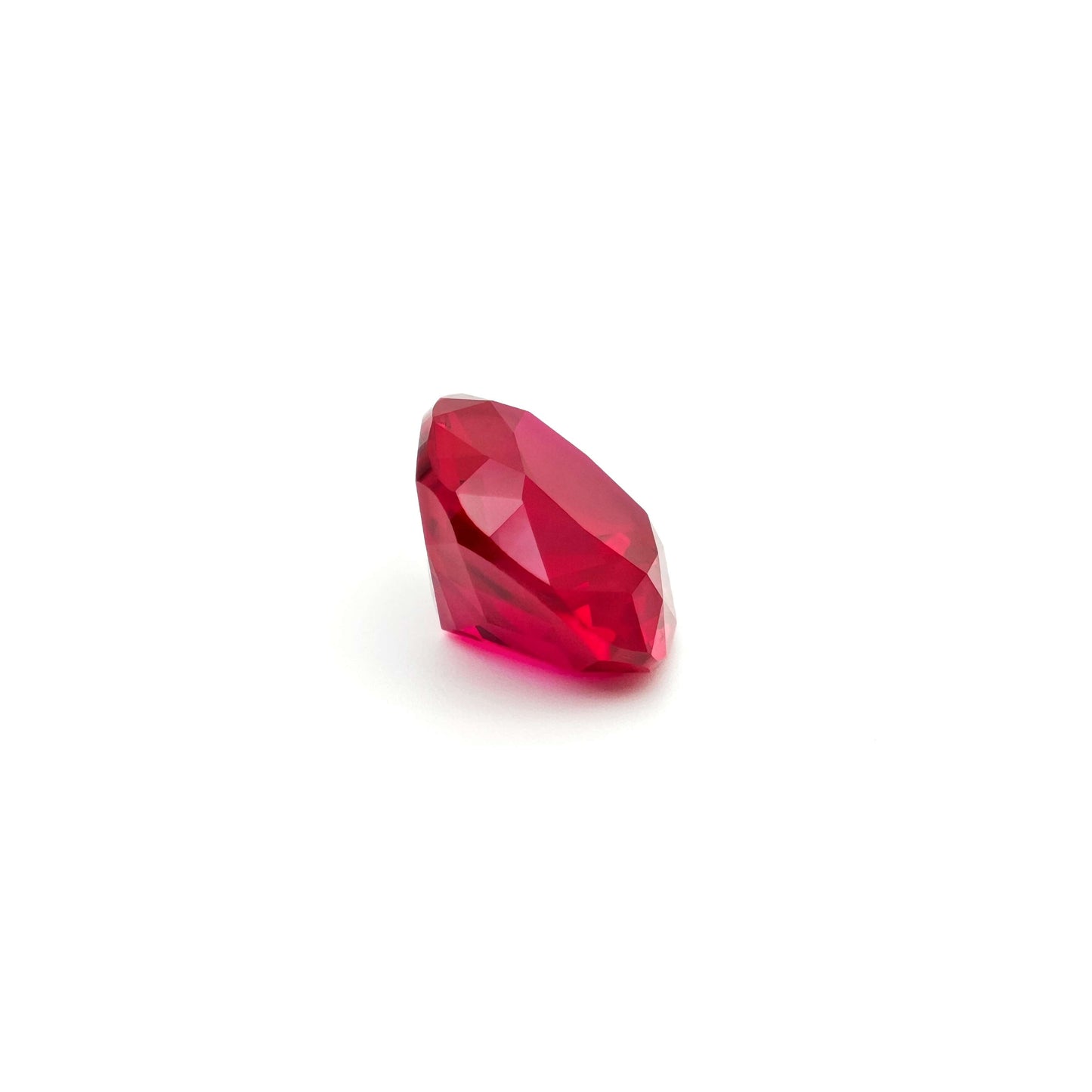 CheraJewelry Lab grown Ruby Cushion cut Loose stone 6.37ct 10x10mm