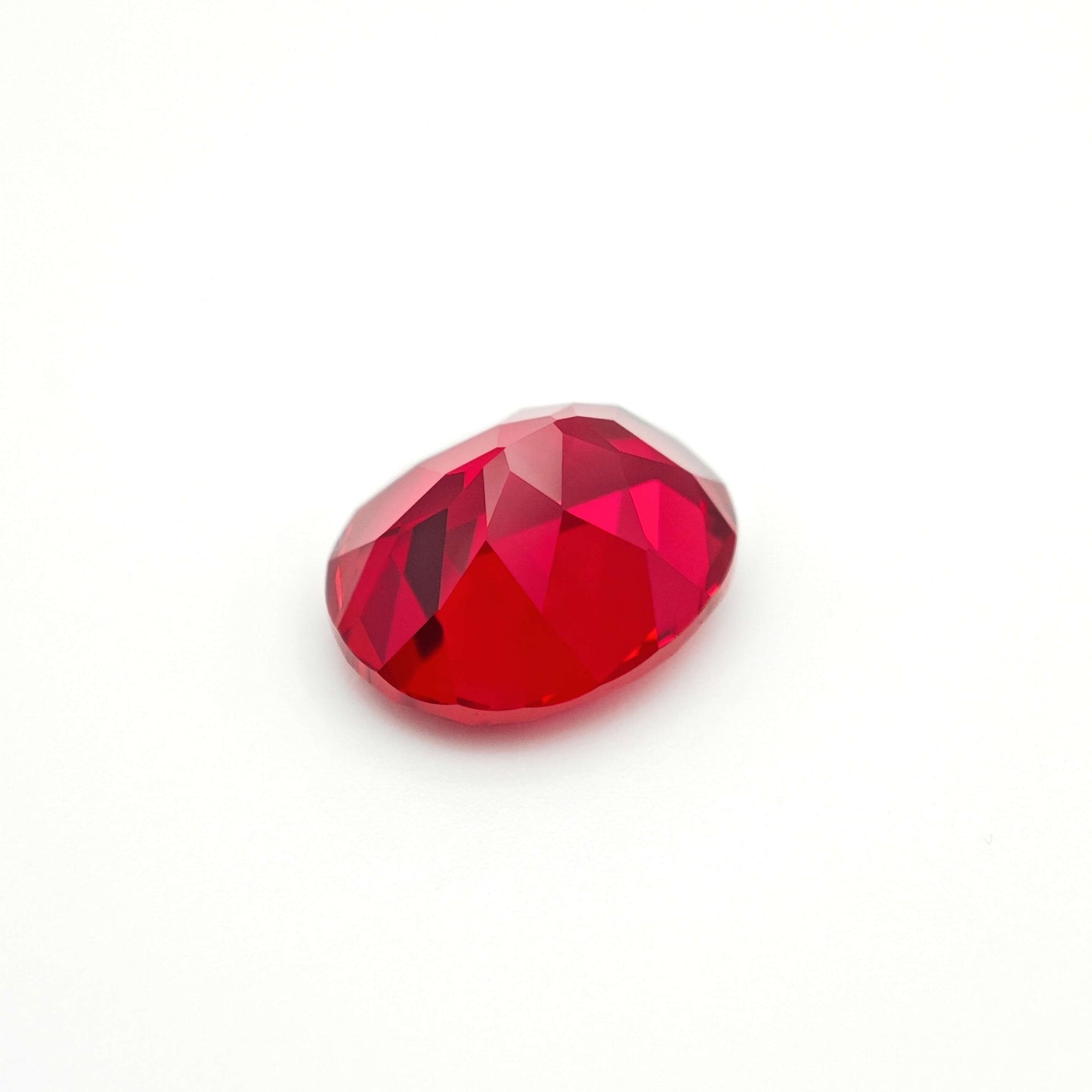 Lab grown Ruby Oval cut 8*10mm