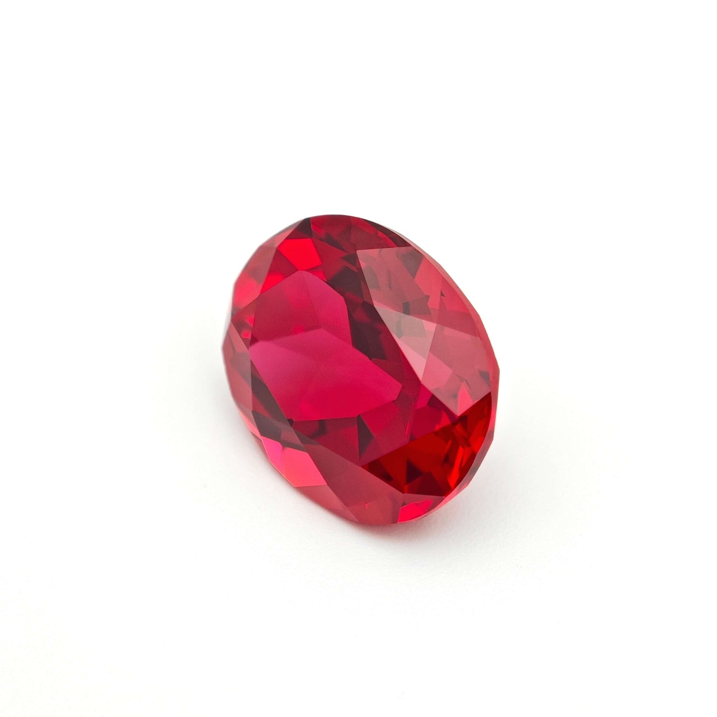 Lab grown Ruby Oval cut 8*10mm
