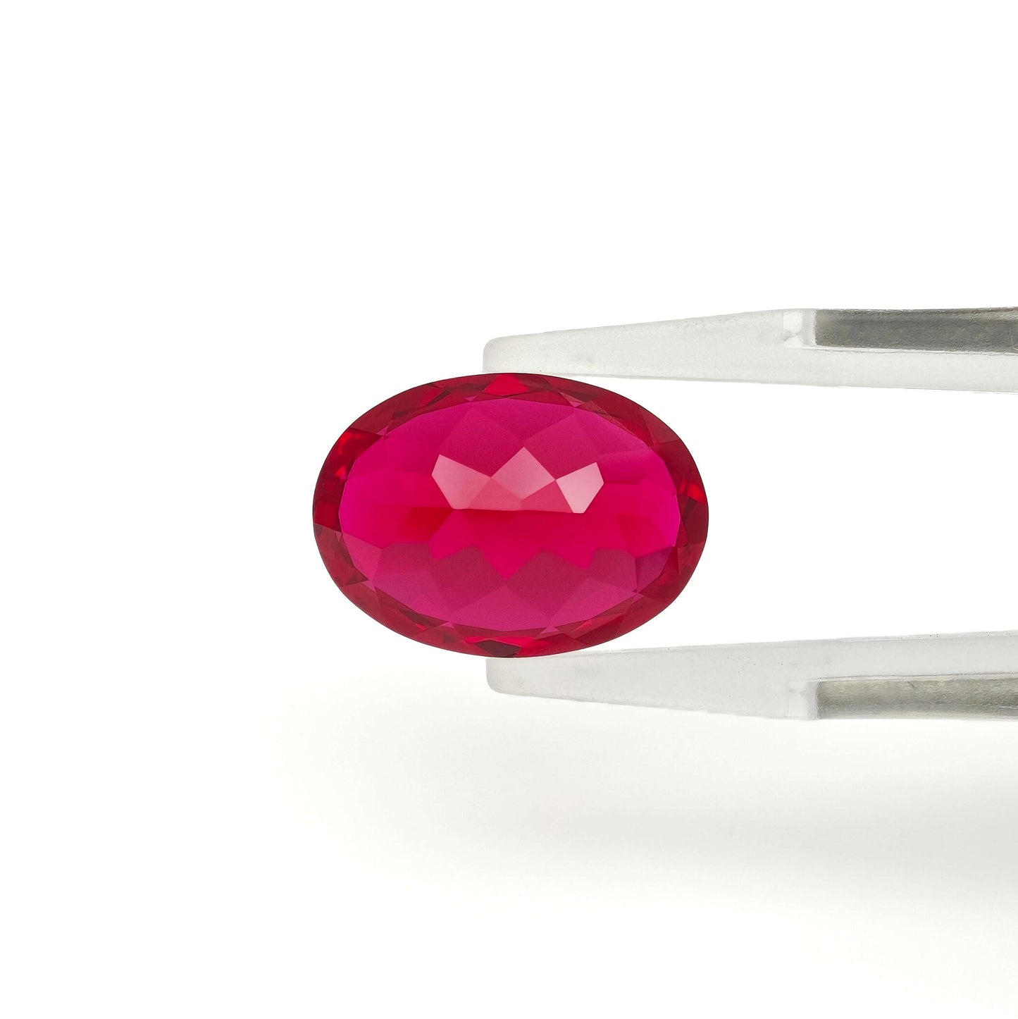 Lab grown Ruby Loose stone 10x12mm 6.98ct