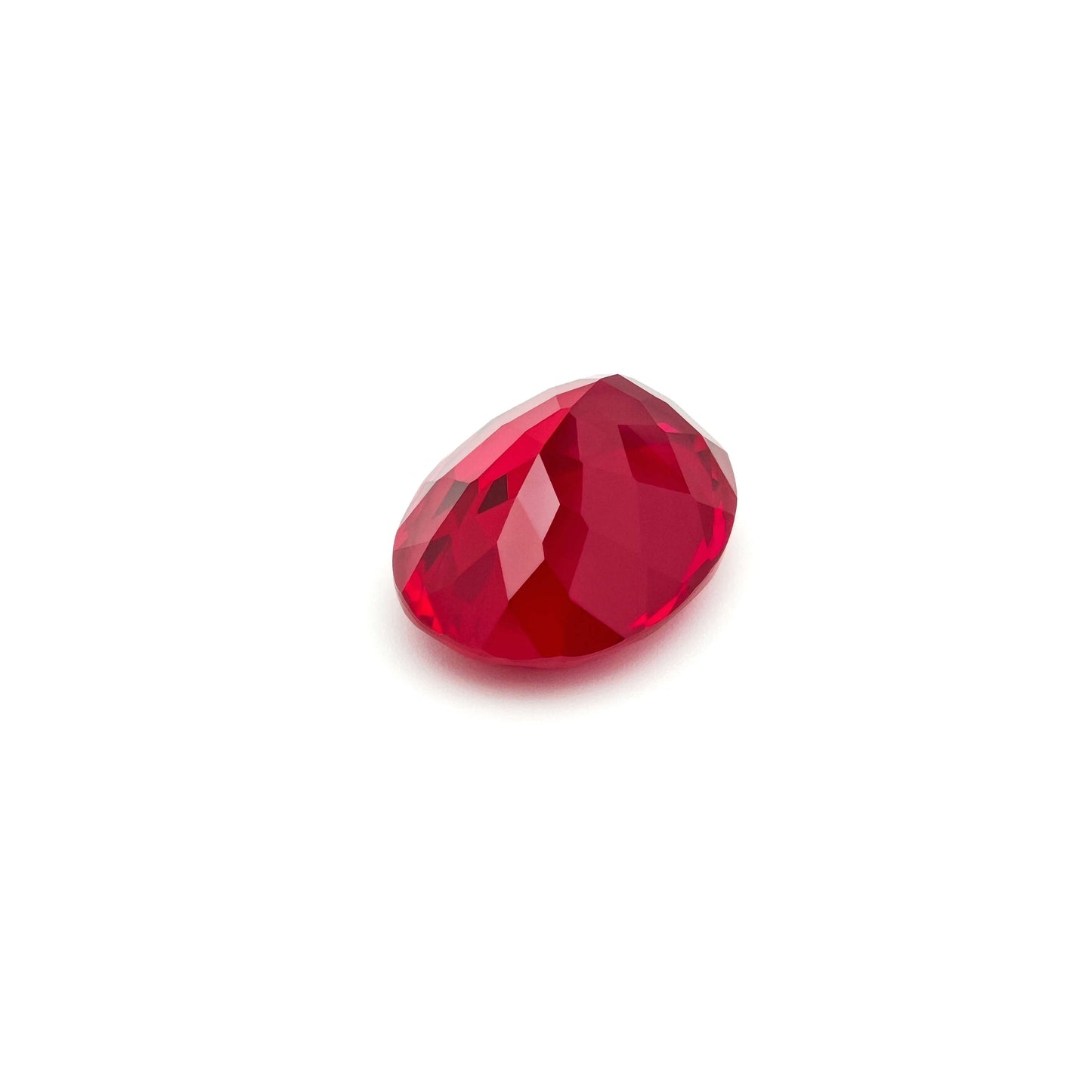 Lab grown Ruby Loose stone 10x12mm 6.98ct
