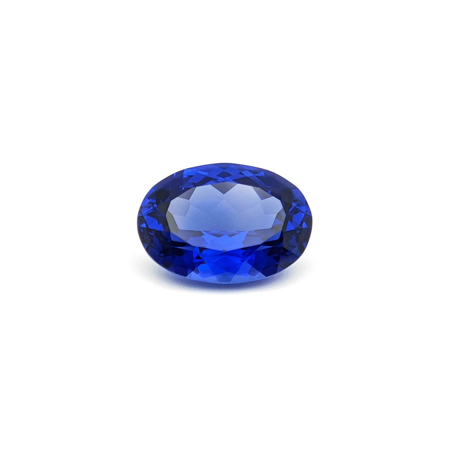 Lab grown Royal Blue Sapphire Oval cut Loose stone