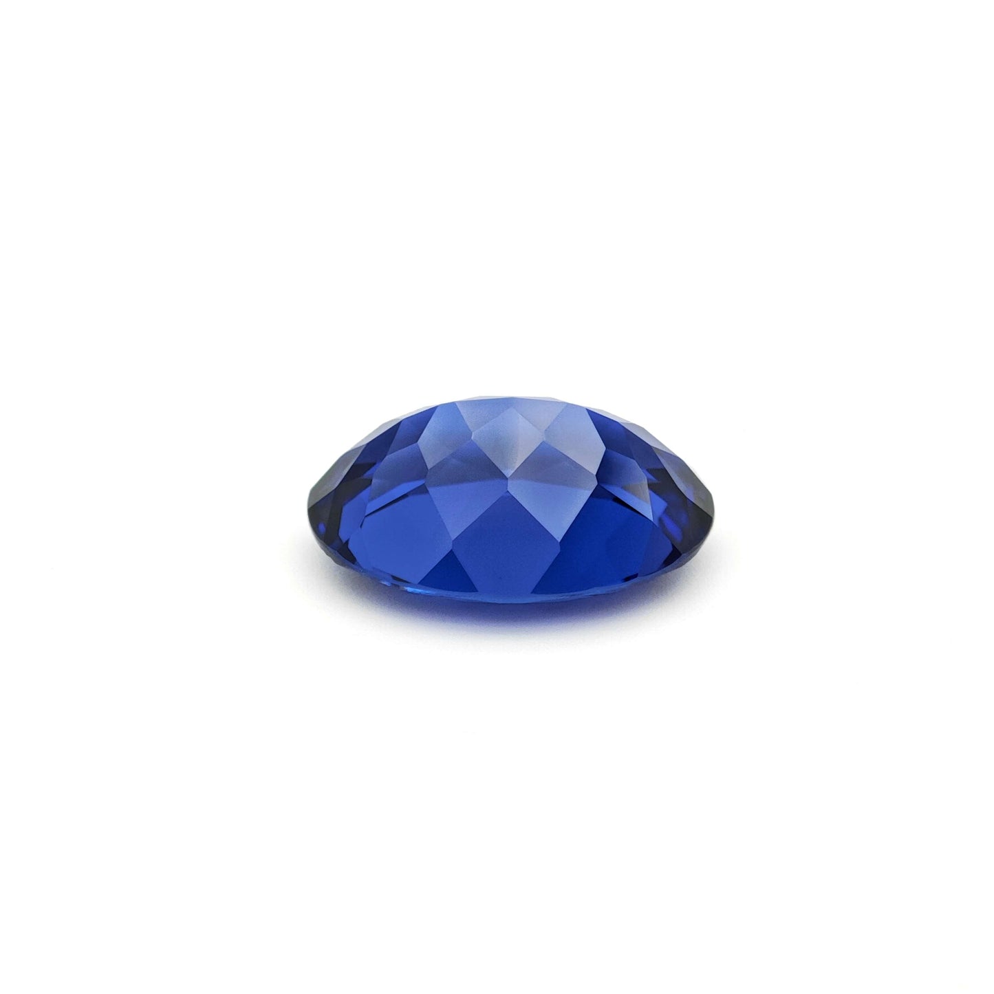 Lab grown Royal Blue Sapphire Oval cut Loose stone