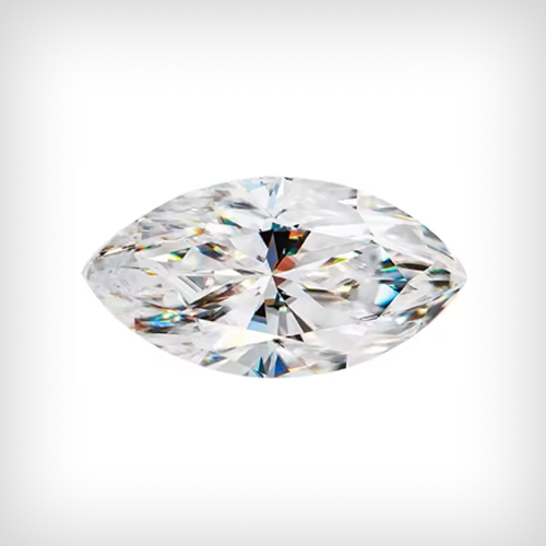 White D Color Moissanite Stone Marquise Cut with AGL Certificate