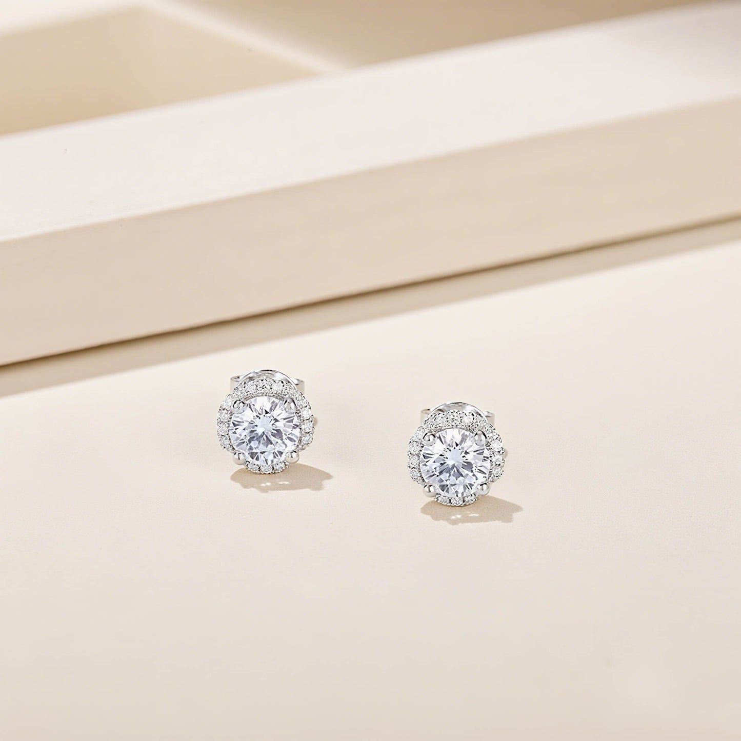 Elegance Moissanite Jewelry Set – Ring, Earrings & Pendant Necklace in Sterling Silver