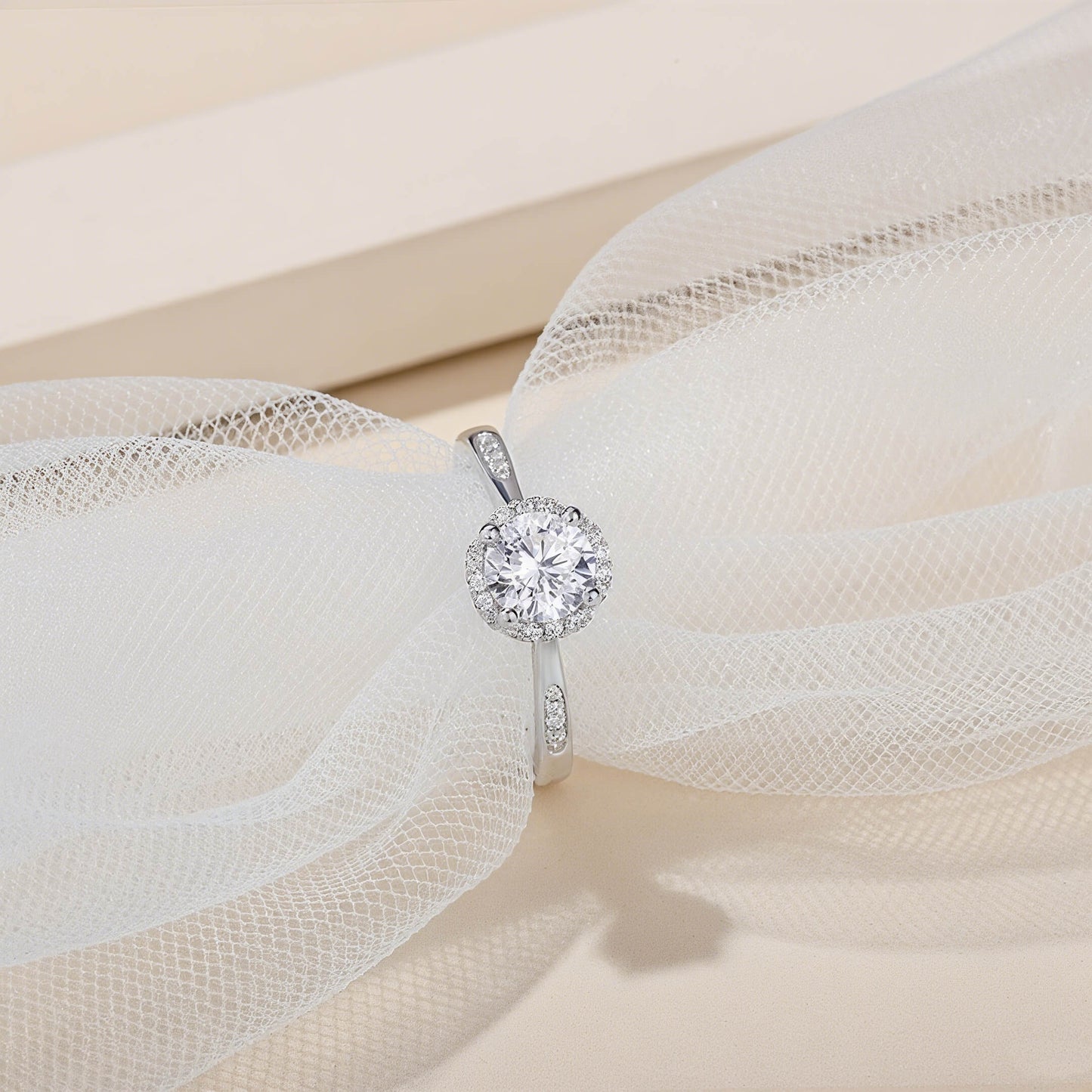 Elegance Moissanite Jewelry Set – Ring, Earrings & Pendant Necklace in Sterling Silver