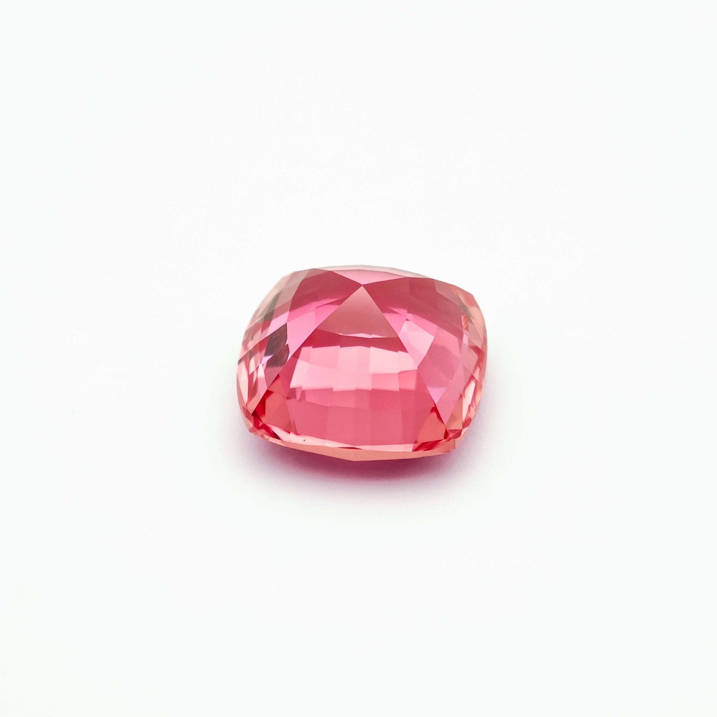 Padparadscha Cushion Cut Lab Grown Gemstone Loose stone 10*10mm
