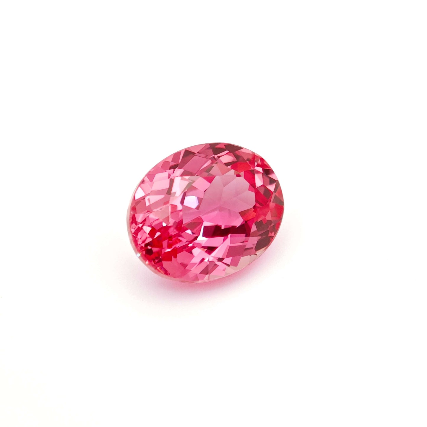 Padparadscha Oval Cut Lab Grown Gemstone Loose stone 8*10mm