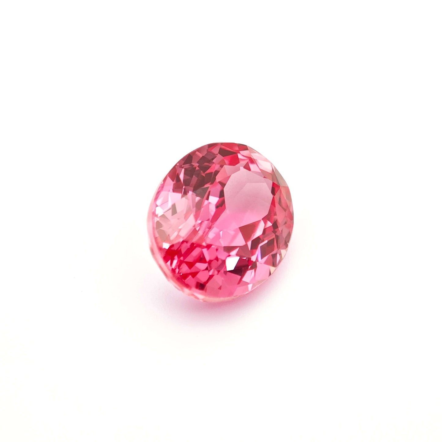 Padparadscha Oval Cut Lab Grown Gemstone Loose stone 8*10mm