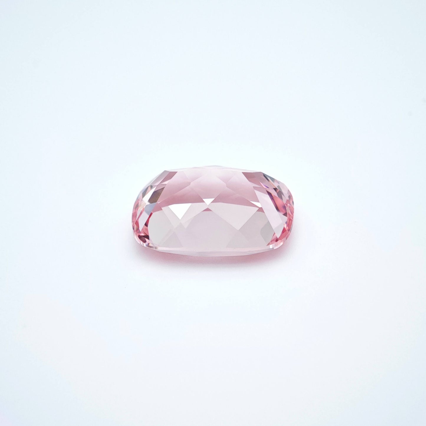 Lab grown Pink Sapphire Cushion Cut Sakura Light Pink Color 9.4ct