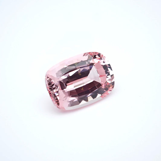 Lab grown Pink Sapphire Cushion Mixed Cut Sakura Light Pink Color 9.5ct
