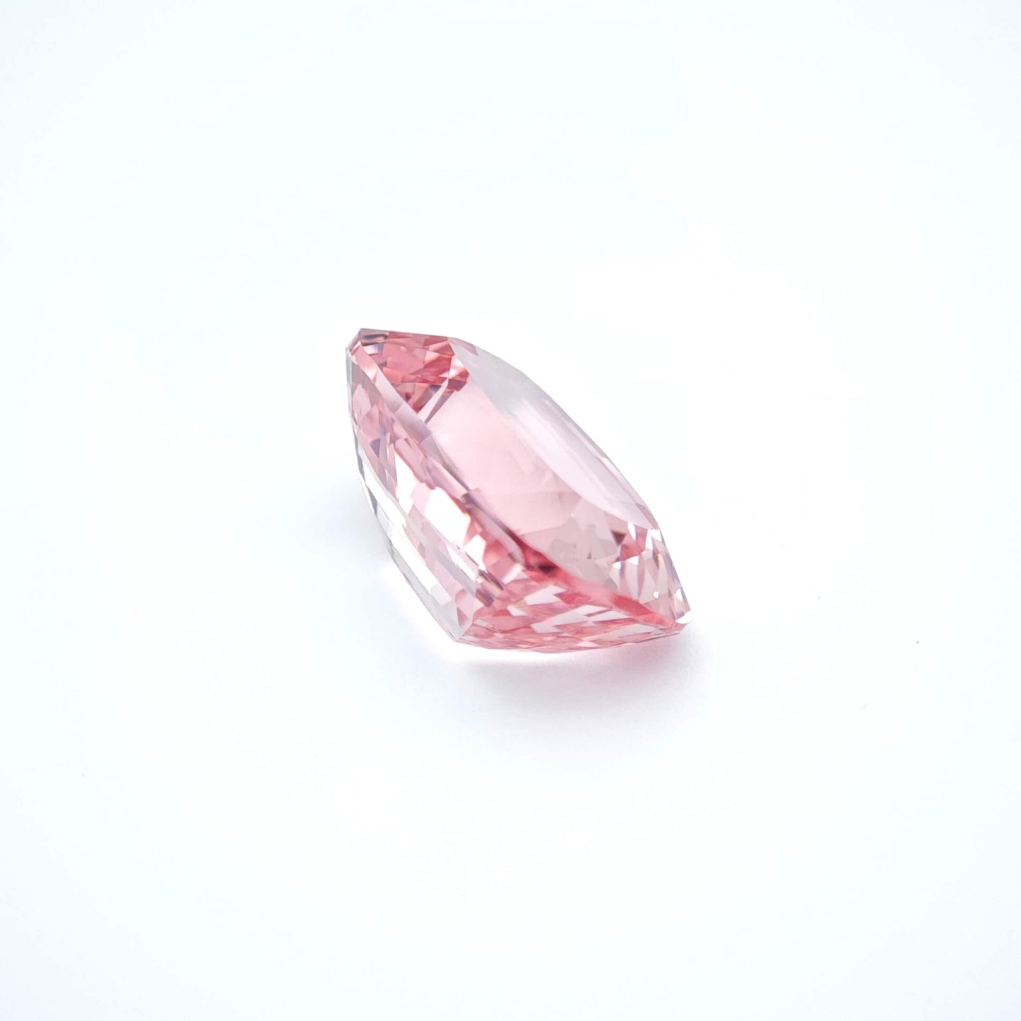 Lab grown Pink Sapphire Cushion Mixed Cut Sakura Light Pink Color 9.5ct