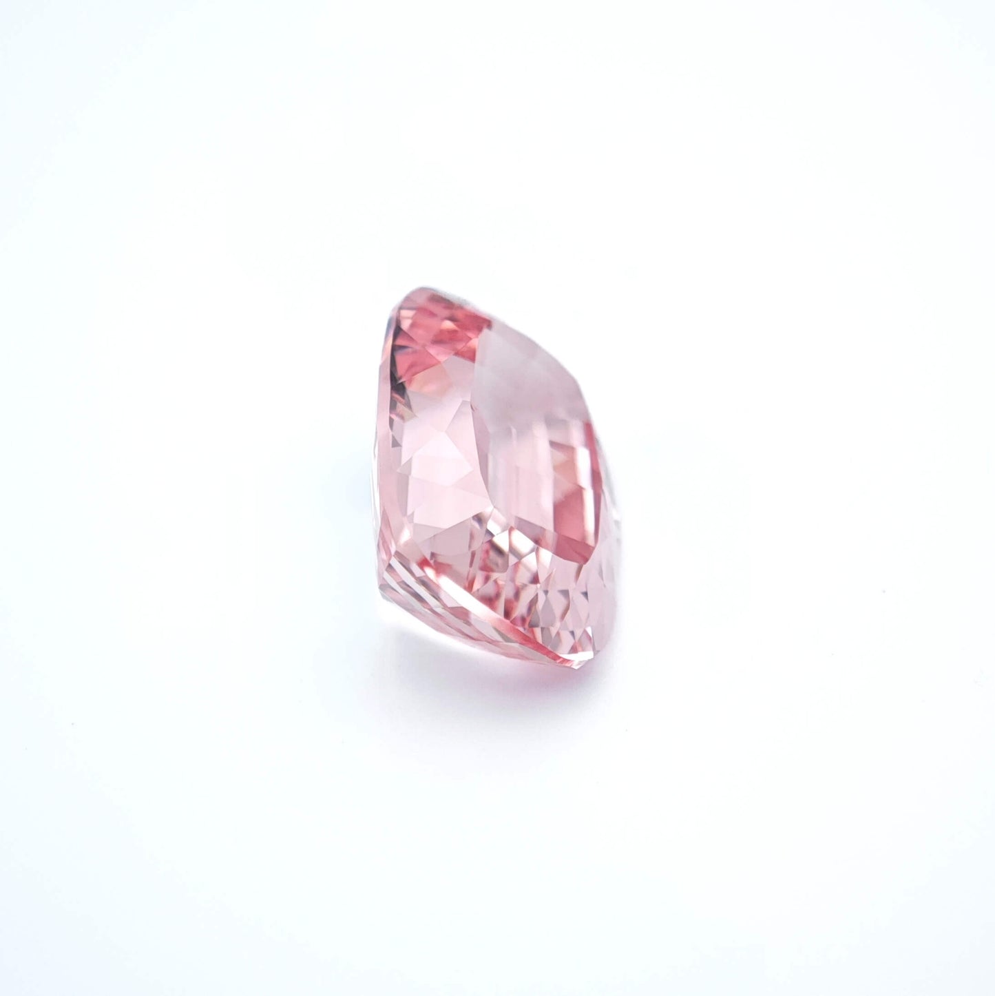Lab grown Pink Sapphire Cushion Mixed Cut Sakura Light Pink Color 9.5ct