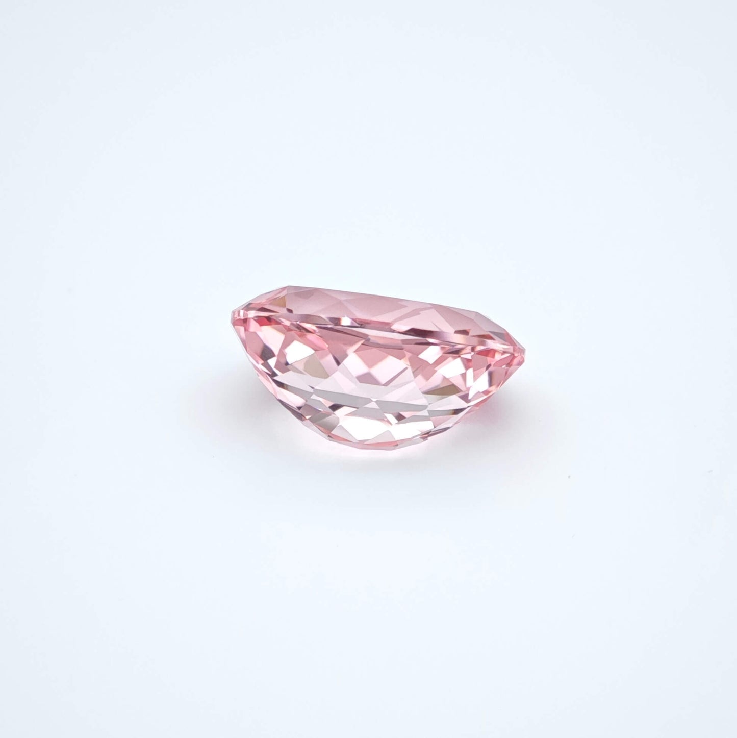 Lab grown Pink Sapphire Oval Cut Sakura Light Pink Color 8.8ct