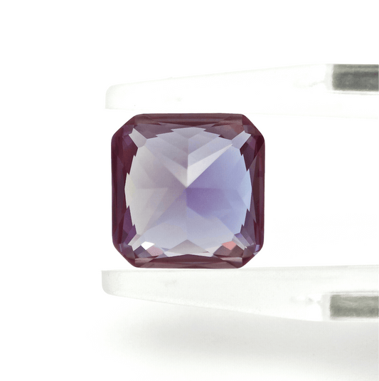 Lab Created Alexandrite Loose stone Princess cut 8x8mm