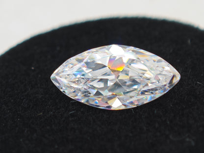White D Color Moissanite Stone Marquise Cut with AGL Certificate