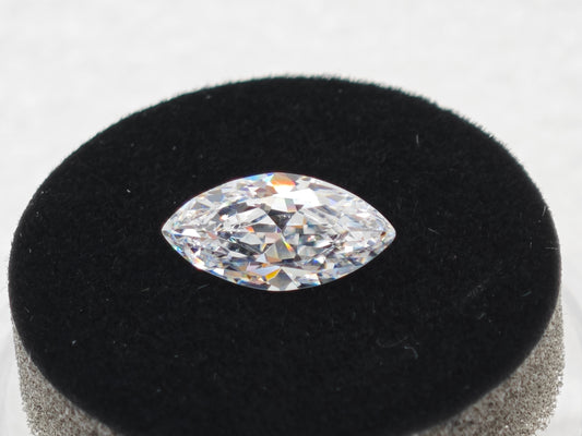 White D Color Moissanite Stone Marquise Cut with AGL Certificate