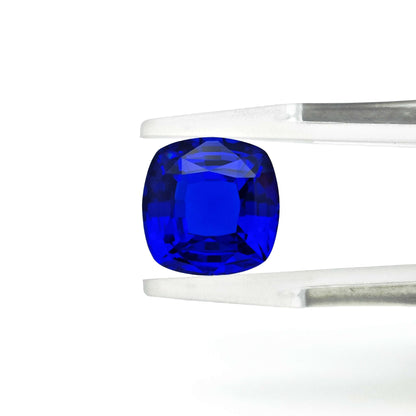 Kashmir Sapphires Lab grown Blue Sapphire Loose Stone Klein Blue Color Cushion Cut