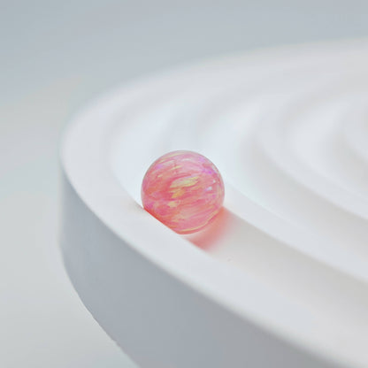Synthetic Opal Bead Pink Opal Bead bracelets lip piercings stud earrings DIY
