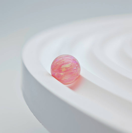 Synthetic Opal Bead Pink Opal Bead bracelets lip piercings stud earrings DIY