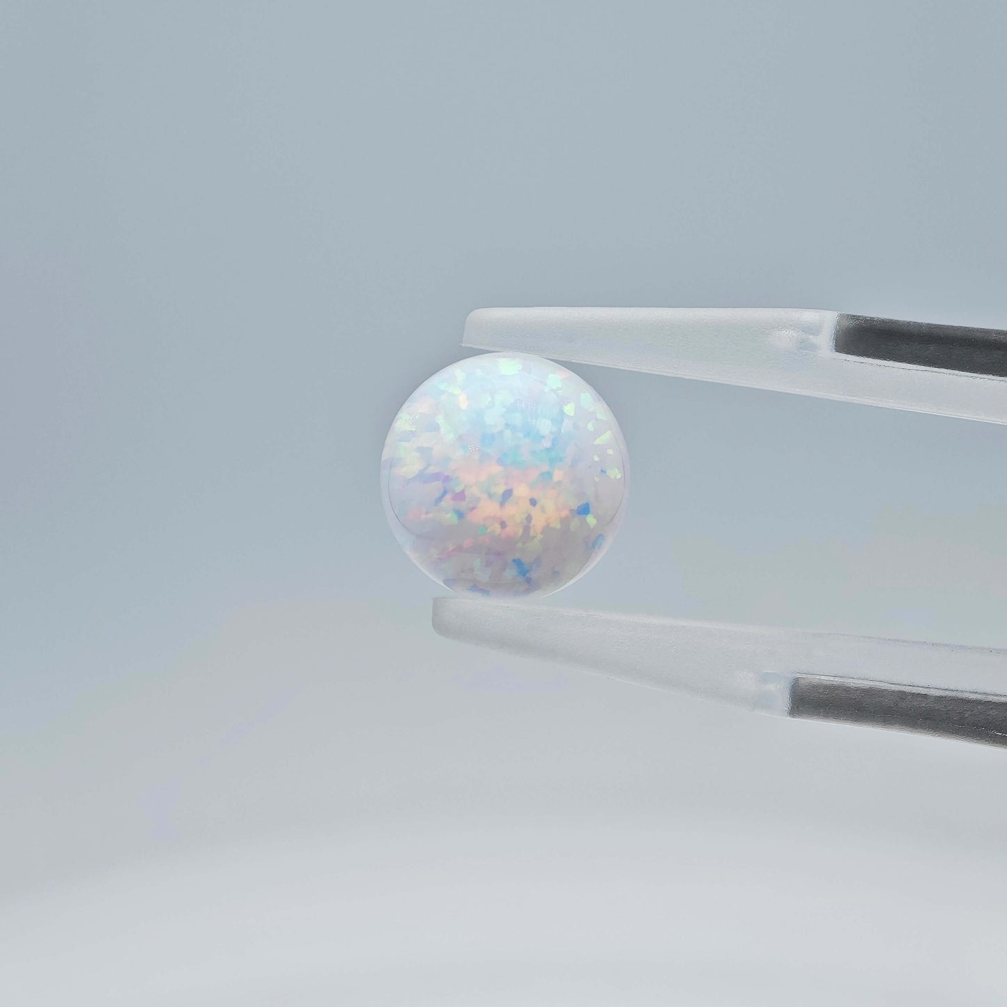 Synthetic Opal Bead White Opal Bead bracelets lip piercings stud earrings DIY