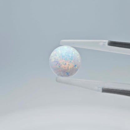 Synthetic Opal Bead White Opal Bead bracelets lip piercings stud earrings DIY