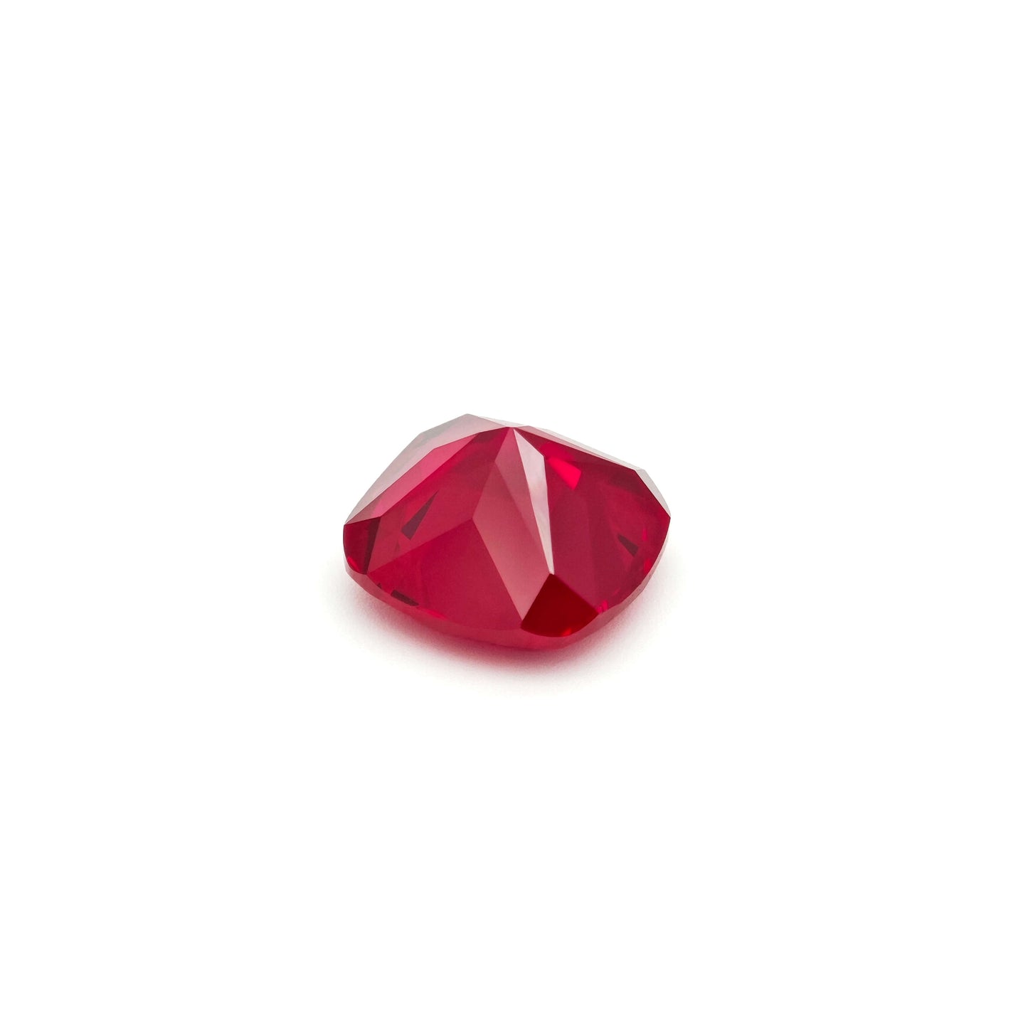 CheraJewelry Lab grown Ruby Cushion cut Loose stone 6.37ct 10x10mm