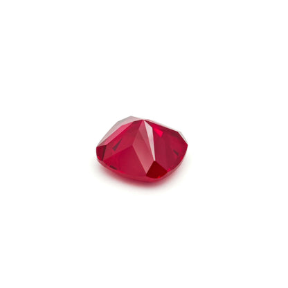 CheraJewelry Lab grown Ruby Cushion cut Loose stone 6.37ct 10x10mm