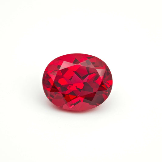 Lab grown Ruby Oval cut 8*10mm