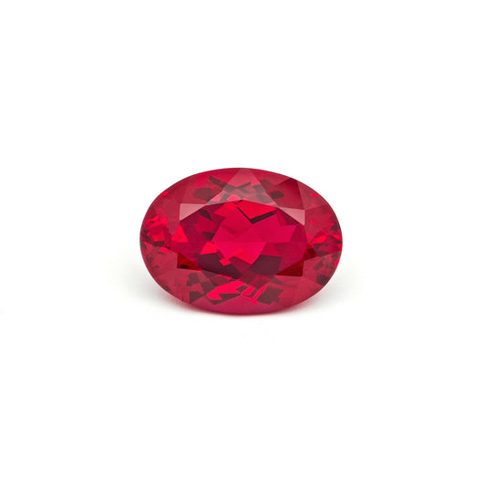Lab grown Ruby Loose stone 10x12mm 6.98ct