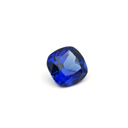 Lab grown Royal Blue Sapphire Cushion cut Loose stone