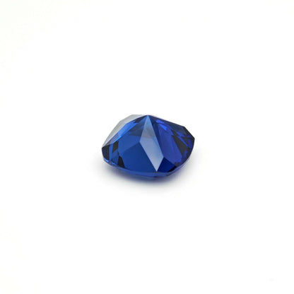 Lab grown Royal Blue Sapphire Cushion cut Loose stone