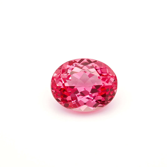 Padparadscha Oval Cut Lab Grown Gemstone Loose stone 8*10mm