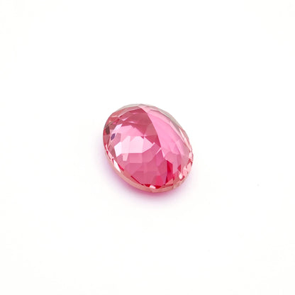 Padparadscha Oval Cut Lab Grown Gemstone Loose stone 8*10mm