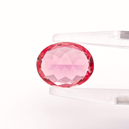 Padparadscha Oval Cut Lab Grown Gemstone Loose stone 8*10mm