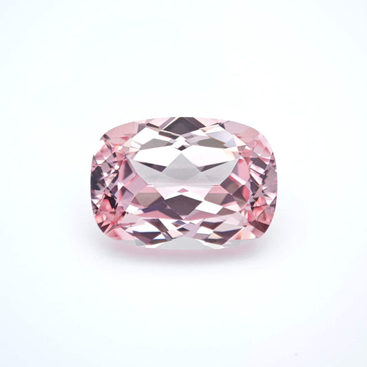 Lab grown Pink Sapphire Cushion Cut Sakura Light Pink Color 9.4ct