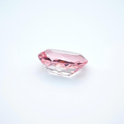Lab grown Pink Sapphire Cushion Cut Sakura Light Pink Color 9.4ct