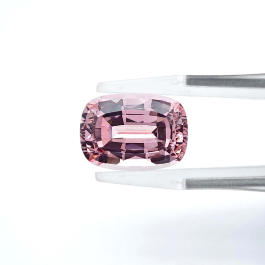 Lab grown Pink Sapphire Cushion Mixed Cut Sakura Light Pink Color 9.5ct
