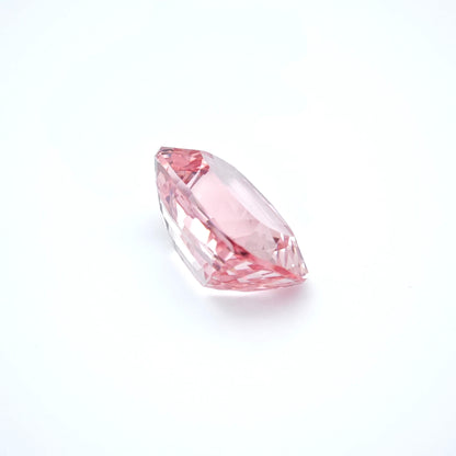 Lab grown Pink Sapphire Cushion Mixed Cut Sakura Light Pink Color 9.5ct