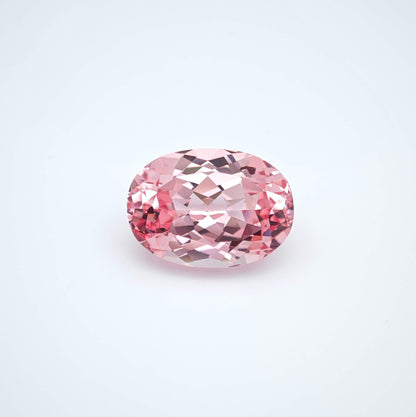 Lab grown Pink Sapphire Oval Cut Sakura Light Pink Color 8.8ct